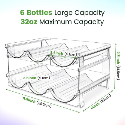 Tame Your Thirst: The Ultimate Water Bottle Organizer That Makes Hydration Fun! (2-Pack)